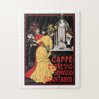 Quebra-cabeça Vintage Beber Café Espresso
