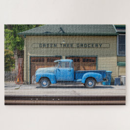 Quebra-cabeça Vintage Blue Chevy