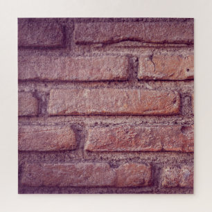 Quebra-cabeça Vintage Brick Wall Patterno Rustic Decor