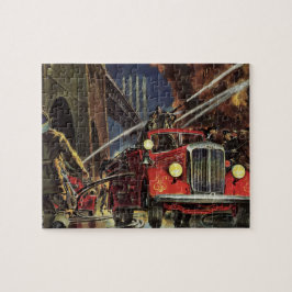 Quebra-cabeça Vintage Business, Bombeiros Bombeiros