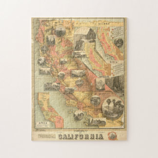 Quebra-cabeça Vintage California