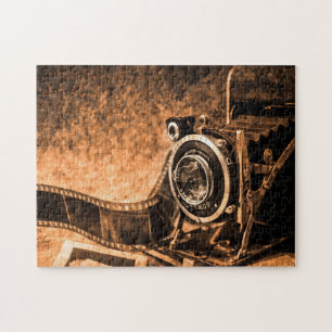 Quebra-cabeça Vintage Camera Jigsaw