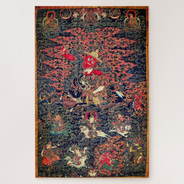 Quebra-cabeça Vintage Chinese Art (Vertical)