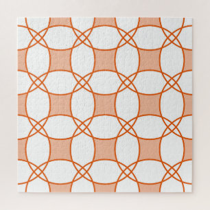 Quebra-cabeça Vintage Circles Art: Padrão Geométrico Sem Olhos