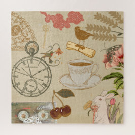 Quebra-cabeça Vintage Collage Art