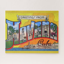 Vintage Cuba Viagem - Saudações De Havana