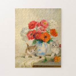 Quebra-cabeça Vintage Cute Kittens Meta Plückebaum