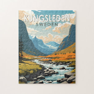 Quebra-cabeça Vintage de Viagem de Suecia de  do Kungsleden