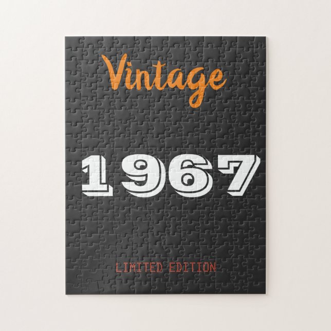 Quebra-cabeça Vintage edição limitada de 1967 Gift (Vertical)
