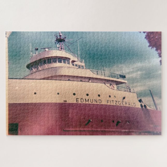 Quebra-cabeça Vintage Edmund Fitzgerald Photo (Horizontal)