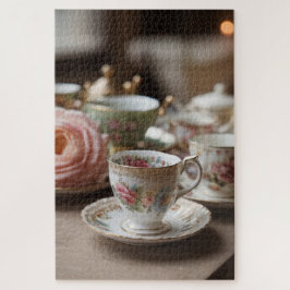 Quebra-cabeça Vintage Elegant Teacup