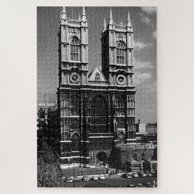 Quebra-cabeça Vintage England London Westminster Abbey (Vertical)
