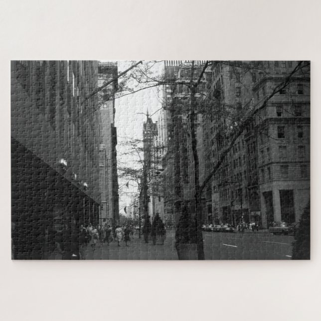 Quebra-cabeça Vintage EUA Washington Street (Horizontal)