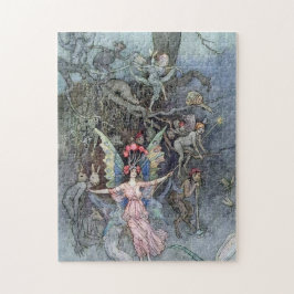 Quebra-cabeça Vintage Fairy Underground de Warwick Goble