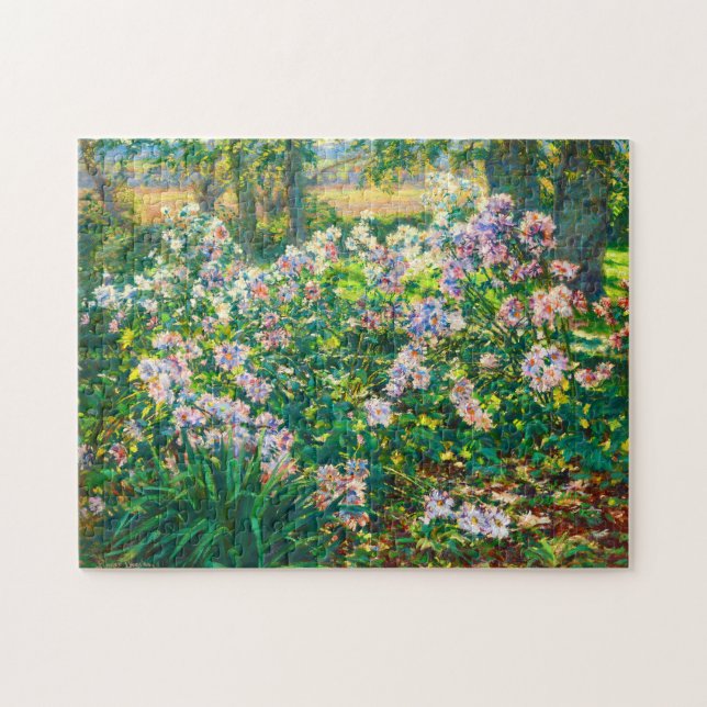 Quebra-cabeça Vintage Flores bonito Ilustração Windflower (Horizontal)