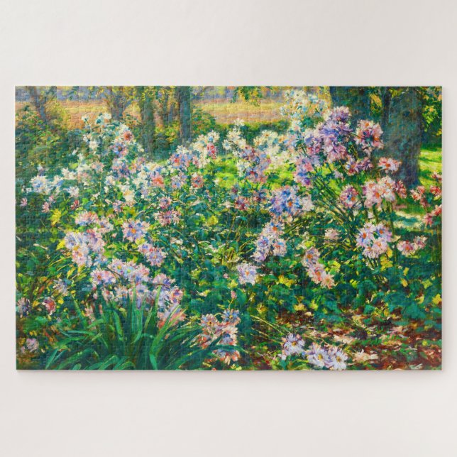 Quebra-cabeça Vintage Flores bonito Ilustração Windflower (Horizontal)