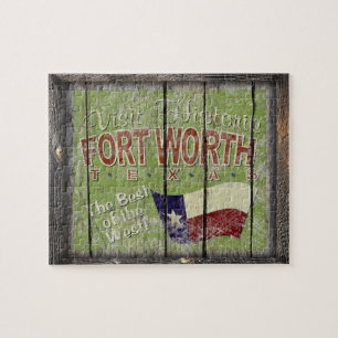 Quebra-cabeça Vintage Fort Worth