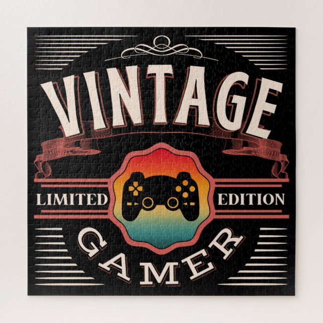 QUEBRA-CABEÇA VINTAGE GAMER LIMITED EDITION (Vertical)