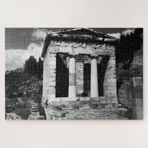 Quebra-cabeça Vintage Grécia Delphi Athenian Tesouro