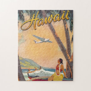 Quebra-cabeça Vintage Hawaii Viagem