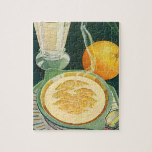 Quebra-cabeça Vintage Health Foods, Beverages, Healthy Breakfast