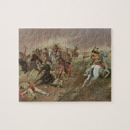 Quebra-cabeça Vintage Indians, para supremacia por CM Russell