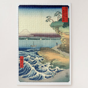 Quebra-cabeça Vintage Japonês Ukiyo-e Art Boushu hota no kaigan