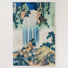 Quebra-cabeça Vintage Japonês Woodblock Yoro Waterfall Mino