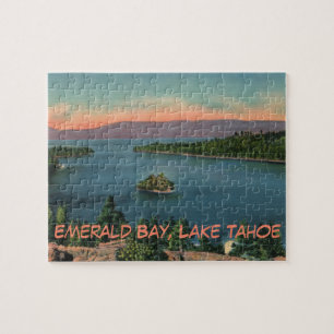 Quebra-cabeça Vintage Lake Tahoe Emerald Bay