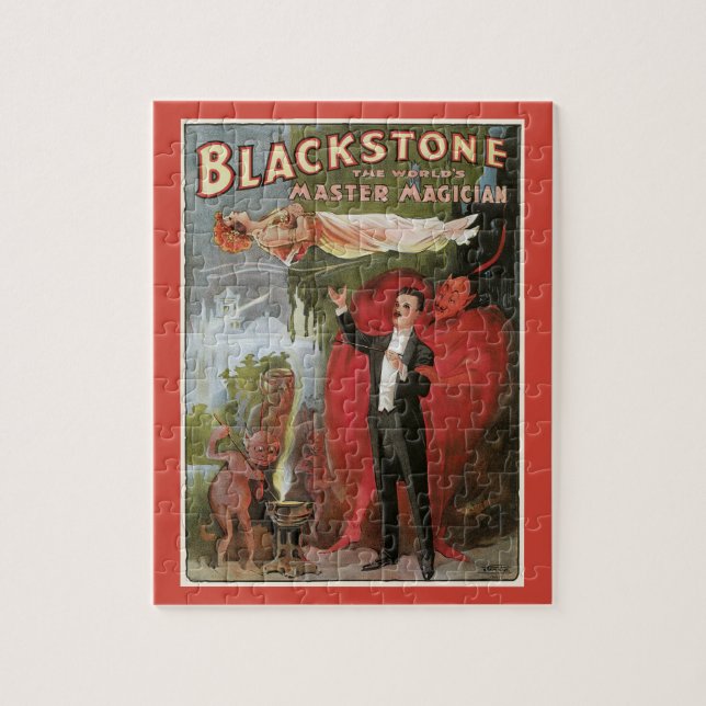 Quebra-cabeça Vintage Magic Poster, Excelente Blackstone Magistr (Vertical)