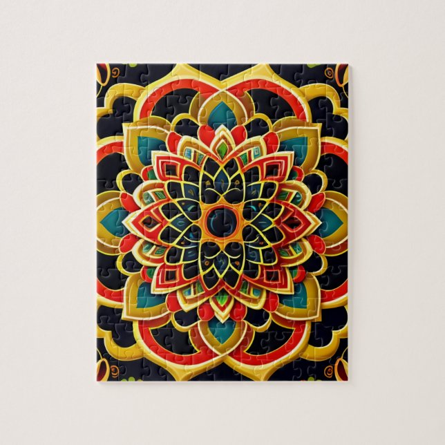 Quebra-cabeça Vintage Mandala (Vertical)