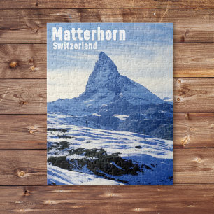 Quebra-cabeça Vintage Matterhorn, Suiça