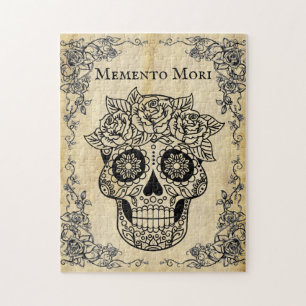 Quebra-cabeça Vintage Memento Mori Skull
