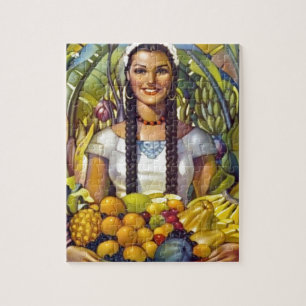 Quebra-cabeça Vintage Mexico Travel Tourism Advertisement