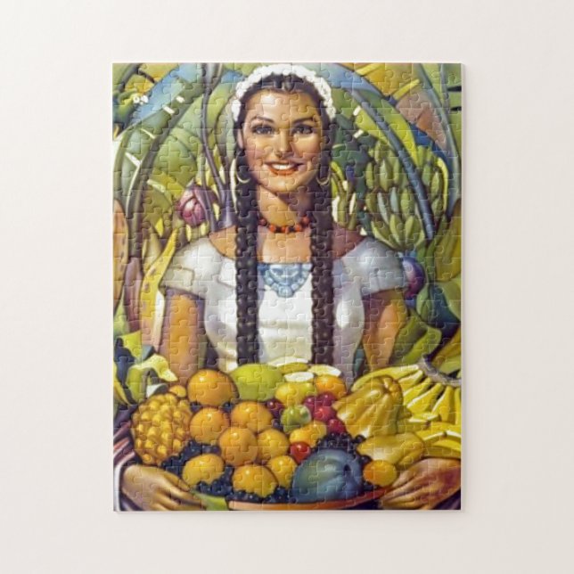 Quebra-cabeça Vintage, México, Viagem de Turismo Anúncio (Vertical)