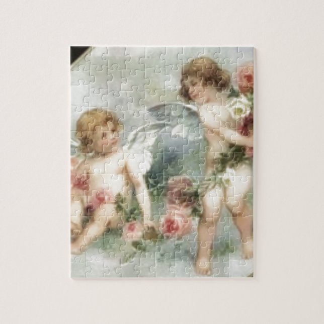 Quebra-cabeça Vintage Namorados Cherubs (Vertical)
