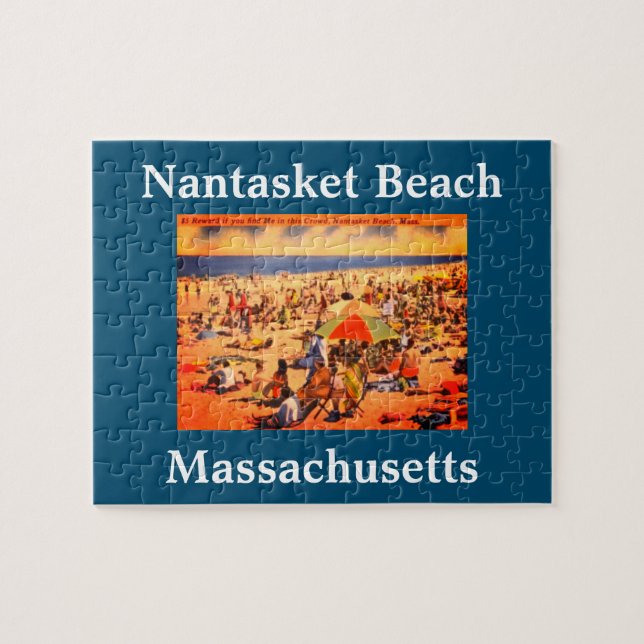 Quebra-cabeça Vintage Nantasket Beach, Massachusetts (Horizontal)