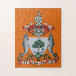 Quebra-cabeça Vintage Orange Glasgow Casaco de Braços