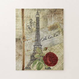 Quebra-cabeça Vintage Paris Design