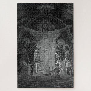 Quebra-cabeça Vintage Paris - Principal mosaico Sagrado Heart je