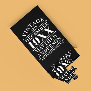 Quebra-cabeça Vintage personalizada envelhecida em perfeição