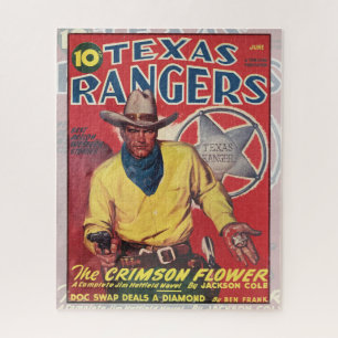 QUEBRA-CABEÇA VINTAGE PULP MAGAZINE COBRIR ART OCIDENTAL