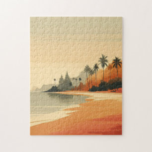 Quebra-cabeça Vintage/Retro Beach/tropical