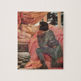 Quebra-cabeça Vintage Sleeping Beauty por Jessie Willcox Smith