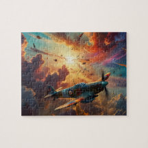 Vintage Spitfire Quebra-cabeça: Uma História Junta
