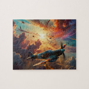 Quebra-cabeça Vintage Spitfire Quebra-cabeça: Uma História Junta