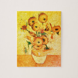 Quebra-cabeça Vintage Sunflower por Vincent van Gogh