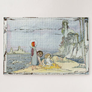 Quebra-cabeça Vintage "The Sea Voices", por Jessie M. King