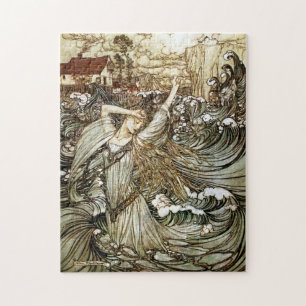 Quebra-cabeça Vintage Undine de Arthur Rackham