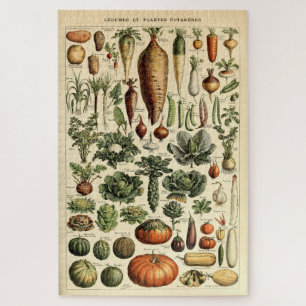 Quebra-cabeça Vintage Vegetal Art de Adolphe Millot